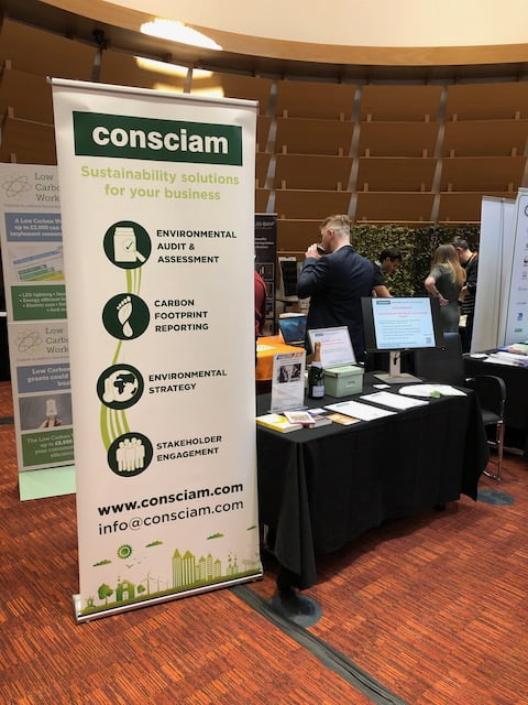 Consciam exhibiting at the Bucks Business First Expo
